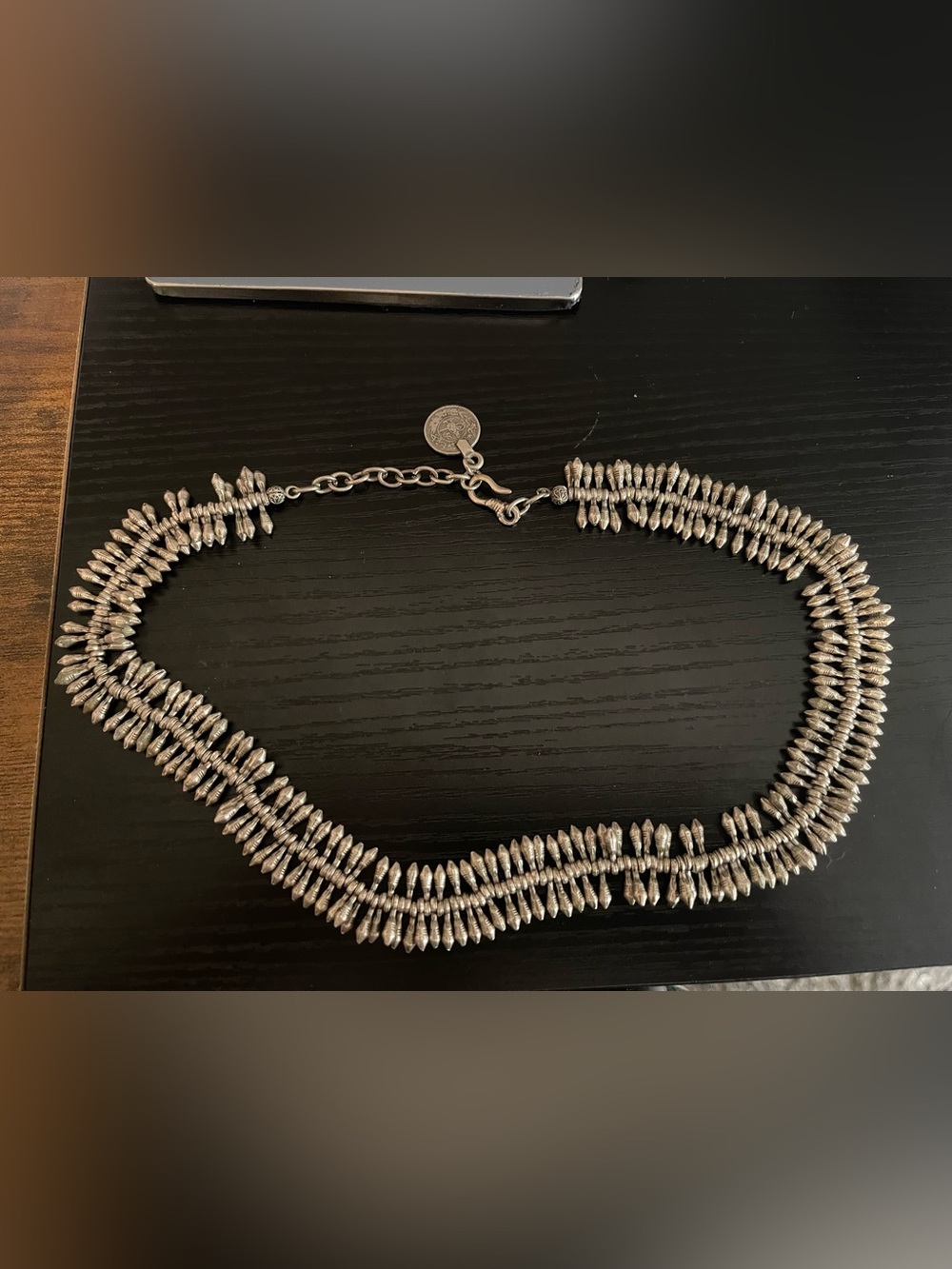 Silver-Tone Multi-Row Beaded Necklace - Women's Jewelry